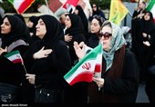 مراسم عزاداری چهلمین روز شهادت رهبر انقلاب در تهران -4