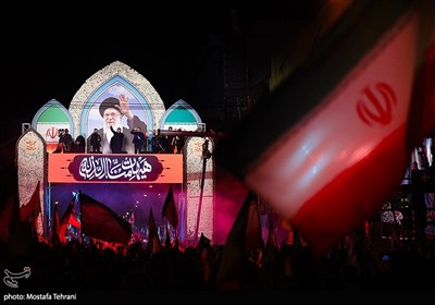 مراسم عزاداری چهلمین روز شهادت رهبر انقلاب در تهران -4