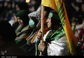 مراسم عزاداری چهلمین روز شهادت رهبر انقلاب در کیش
