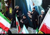 تجمع هیئات مذهبی قم در اربعین شهادت امام خامنه‌ای