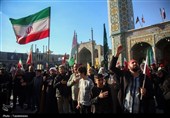 تجمع هیئات مذهبی قم در اربعین شهادت امام خامنه‌ای