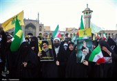 تجمع هیئات مذهبی قم در اربعین شهادت امام خامنه‌ای