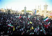 تجمع هیئات مذهبی قم در اربعین شهادت امام خامنه‌ای