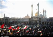 تجمع هیئات مذهبی قم در اربعین شهادت امام خامنه‌ای