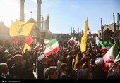تجمع هیئات مذهبی قم در اربعین شهادت امام خامنه‌ای