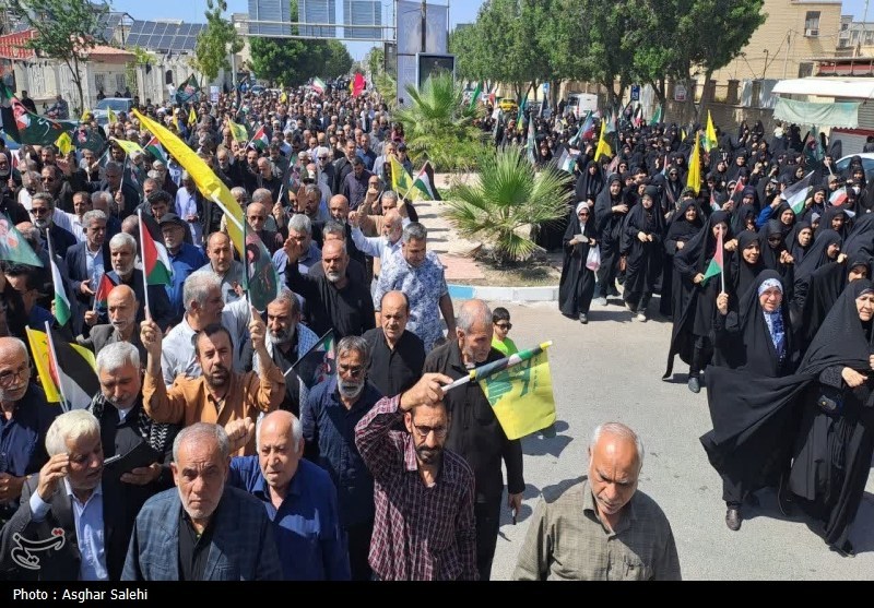 راهپیمایی , اخبار استان بوشهر , اخبار بوشهر ,