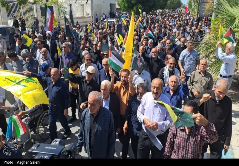 راهپیمایی , اخبار استان بوشهر , اخبار بوشهر ,