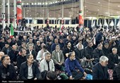 حضور پرشور نمازگزاران اراکی در مراسم اربعین شهادت حضرت امام خامنه ای (ره)