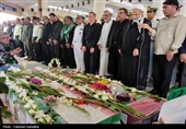 تشییع پیکر مطهر 2 شهید جنگ رمضان در دشتستان