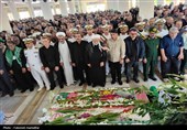 تشییع پیکر مطهر 2 شهید جنگ رمضان در دشتستان