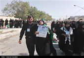 تشییع پیکر مطهر 2 شهید جنگ رمضان در دشتستان