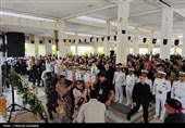 تشییع پیکر مطهر 2 شهید جنگ رمضان در دشتستان
