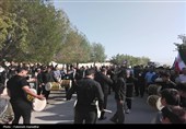 تشییع پیکر مطهر 2 شهید جنگ رمضان در دشتستان