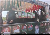 تشییع پیکر مطهر 2 شهید جنگ رمضان در دشتستان