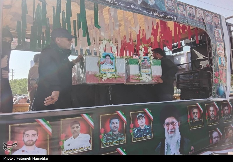 حمله اسرائیل به ایران , تشییع شهدا , اخبار دشتستان , 