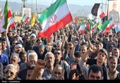 تشییع پیکر شهید خادمی در زادگاهش‌