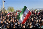 تشییع پیکر شهید خادمی در زادگاهش‌