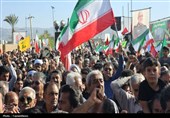 تشییع پیکر شهید خادمی در زادگاهش‌