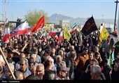 تشییع پیکر شهید خادمی در زادگاهش‌