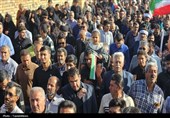 تشییع پیکر شهید خادمی در زادگاهش‌