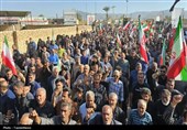 تشییع پیکر شهید خادمی در زادگاهش‌