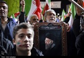 اجتماع مردم شیراز در حمایت از رهبری و نیروهای مسلح