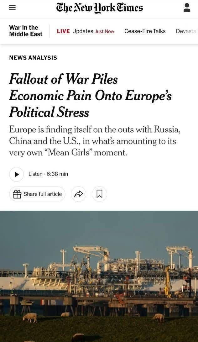 نیویورک تایمز , جنگ آمریکا و رژیم صهیونیستی علیه ایران , جمهوری اسلامی ایران , 