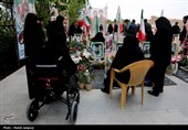 آیین بزرگداشت چهلم شهدای جنگ رمشان اصفهان