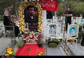 آیین بزرگداشت چهلم شهدای جنگ رمشان اصفهان