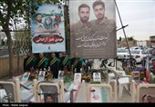آیین بزرگداشت چهلم شهدای جنگ رمشان اصفهان