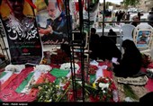 آیین بزرگداشت چهلم شهدای جنگ رمشان اصفهان
