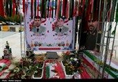آیین بزرگداشت چهلم شهدای جنگ رمشان اصفهان