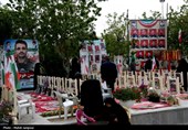 آیین بزرگداشت چهلم شهدای جنگ رمشان اصفهان