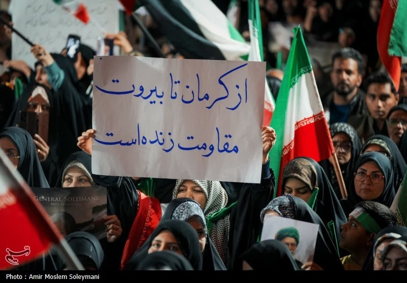 نقش آفرینی مردم کرمان به جای سخنگوی قرارگاه خاتم الانبیا