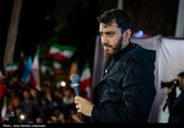 اجتماع خادمان هیئت ثارالله زنجان در محل بمباران حسینیه اعظم