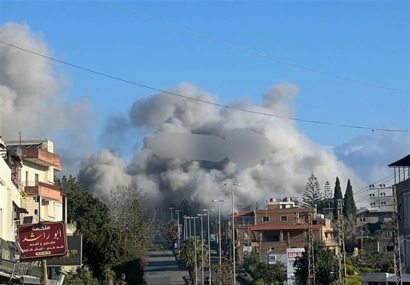 תקיפה אווירית של המשטר הציוני בדרום לבנון