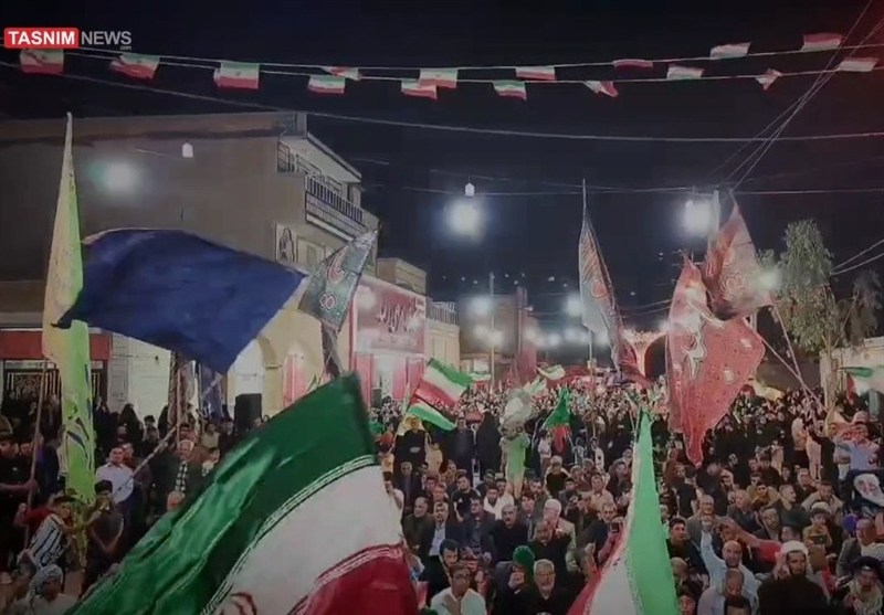 چهل و دومین اجتماع مردم رامشیر در حمایت از رزمندگان اسلام