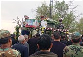 تشییع پیکر مطهر سرباز وطن، شهید «یاسر صفری» در شهریار