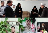 تجلیل از خانواده شهید اقتدار رمضان سید دانیال سجادی در دشتی