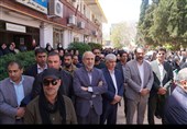 اجتماع کادر بهداشت و درمان لرستان در محکومیت جنایات آمریکا و اسرائیل