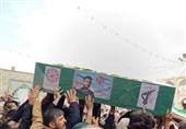 تشییع اولین شهید مدافع وطن هوافضای سپاه در سبزوار+عکس