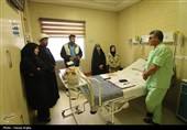عیادت خبرنگاران تسنیم استان زنجان از مدیر عامل جمعیت هلال احمر زنجان