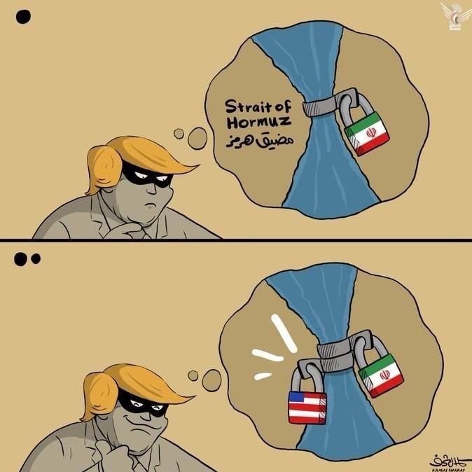 دونالد ترامپ , تنگه هرمز ,