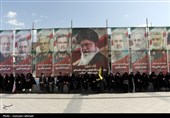 اجتماع صادقیون در میدان شهدای مشهد؛ تشییع پیکر 2 شهید