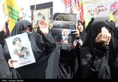 اجتماع صادقیون در میدان شهدای مشهد؛ تشییع پیکر 2 شهید