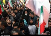 اجتماع صادقیون در میدان شهدای مشهد؛ تشییع پیکر 2 شهید