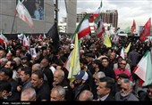 اجتماع صادقیون در میدان شهدای مشهد؛ تشییع پیکر 2 شهید