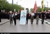 اجتماع صادقیون در میدان شهدای مشهد؛ تشییع پیکر 2 شهید