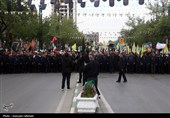اجتماع صادقیون در میدان شهدای مشهد؛ تشییع پیکر 2 شهید