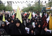 اجتماع صادقیون در میدان شهدای مشهد؛ تشییع پیکر 2 شهید